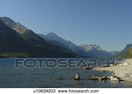 Waterton Lakes National Park, Alberta, Canada, Rocky Mountains, Upper Waterton Lake View Large Photo Image Stock Image - Waterton Lakes National Park, Alberta, Canada, Rocky Mountains, Upper Waterton Lake. Fotosearch