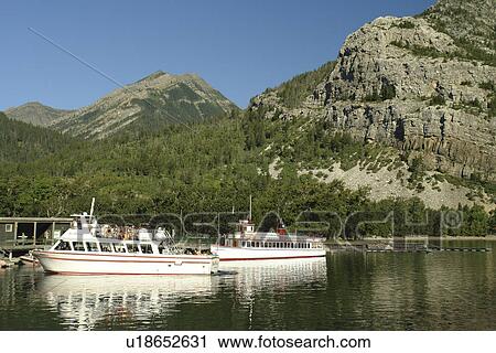 Waterton Lakes National Park, Alberta, Canada, Rocky Mountains, Upper Waterton Lake View Large Photo Image Stock Image - Waterton Lakes National Park, Alberta, Canada, Rocky Mountains, Upper Waterton Lake. Fotosearch