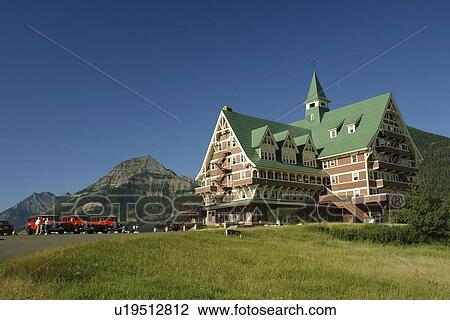 Waterton Lakes National Park, Alberta, Canada, Rocky Mountains, Prince of Wales Hotel, Upper Waterton Lake View Large Photo Image Stock Image - Waterton Lakes National Park, Alberta, Canada, Rocky Mountains, Prince of Wales Hotel, Upper Waterton Lake. Fotosearch