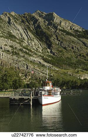 Waterton Lakes National Park, Alberta, Canada, Rocky Mountains, Upper Waterton Lake View Large Photo Image Stock Photograph - Waterton Lakes National Park, Alberta, Canada, Rocky Mountains, Upper Waterton Lake. Fotosearch