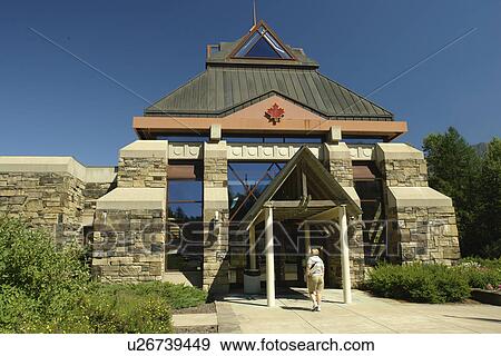 West Glacier, MT, Montana, Glacier National Park, Alberta, Canada Welcome and Information Centre View Large Photo Image Stock Photo -  West Glacier, MT, Montana, Glacier National Park, Alberta, Canada Welcome and Information Centre. Fotosearch