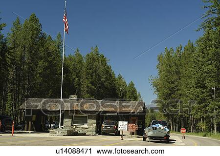 West Glacier, MT, Montana, Rocky Mountains, Glacier National Park, West Entrance, gate View Large Photo Image Stock Image - West Glacier, MT, Montana, Rocky Mountains, Glacier National Park, West Entrance, gate. Fotosearch