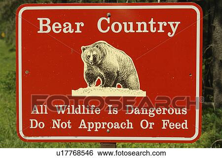 West Glacier, MT, Montana, Rocky Mountains, Glacier National Park, West Entrance, Entering Bear Country sign View Large Photo Image Stock Photograph - West Glacier, MT, Montana, Rocky Mountains, Glacier National Park, West Entrance, Entering Bear Country sign. Fotosearch