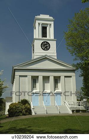 Picture -  Westbrook, CT, Connecticut, First Congregational Church, United Church of Christ. Fotosearch