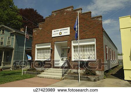 Stock Photo -  Westbrook, CT, Connecticut, Military Historian Headquarters Museum, downtown. Fotosearch
