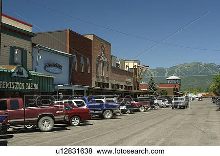 Whitefish, MT, Montana, Downtown View Large Photo Image Stock Photo - Whitefish, MT, Montana, Downtown. Fotosearch