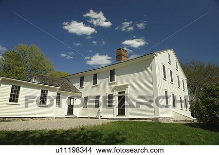 Picture -  Wickford, RI, Rhode Island, Smith Castle. Fotosearch