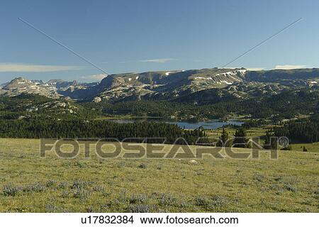 WY, Wyoming, Beartooth Scenic Highway, Beartooth All American Road, plateau View Large Photo Image Picture - WY, Wyoming, Beartooth Scenic Highway, Beartooth All American Road, plateau. Fotosearch