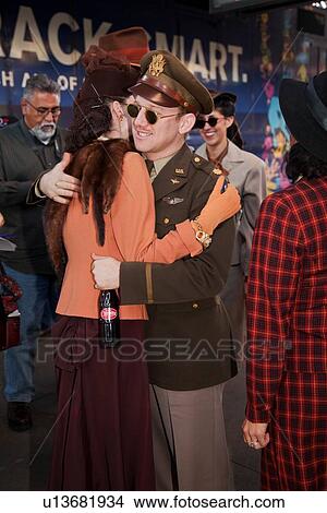 1940's Reenactors relive Pearl Harbor Day World War II Troop Train, Los Angeles to San Diego. View Large Photo Image Picture - 1940's Reenactors relive Pearl Harbor Day World War II Troop Train, Los Angeles to San Diego.. Fotosearch
