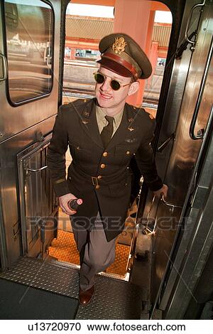 1940's Reenactors relive Pearl Harbor Day World War II Troop Train, Los Angeles to San Diego. View Large Photo Image Stock Image - 1940's Reenactors relive Pearl Harbor Day World War II Troop Train, Los Angeles to San Diego.. Fotosearch