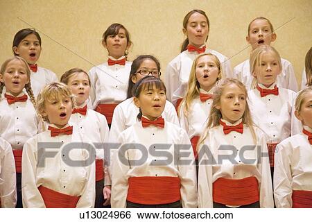 Children's Christmas Choir View Large Photo Image Stock Photograph - Children's Christmas Choir. Fotosearch