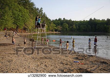 Henry David Thoreau's Walden Pond View Large Photo Image Stock Image - Henry David Thoreau's Walden Pond. Fotosearch