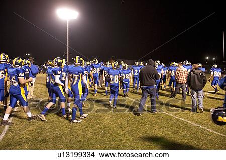 High school football game, Ojai, California. View Large Photo Image Picture - High school football game, Ojai, California.. Fotosearch
