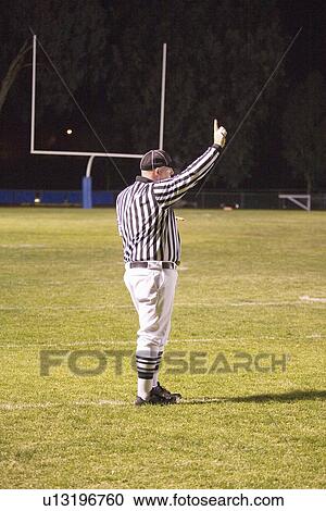 Stock Image - High school football game, Ojai, California.. Fotosearch
