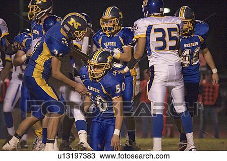 High school football game, Ojai, California. View Large Photo Image Stock Image - High school football game, Ojai, California.. Fotosearch
