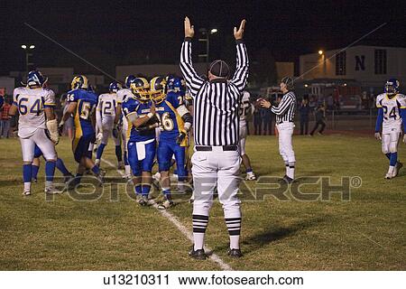 High school football game, Ojai, California. View Large Photo Image Stock Image - High school football game, Ojai, California.. Fotosearch