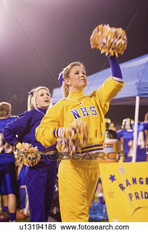 Stock Photography - High school football game, Ojai, California.. Fotosearch