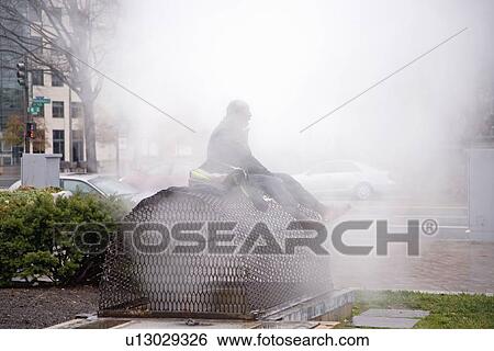 Stock Photograph - Homeless on heating grade, Washington, D. C.. Fotosearch