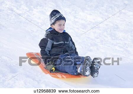 Stock Photo - Sleigh Riding in New England. Fotosearch