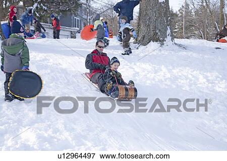 Sleigh Riding in New England View Large Photo Image Stock Photo - Sleigh Riding in New England. Fotosearch