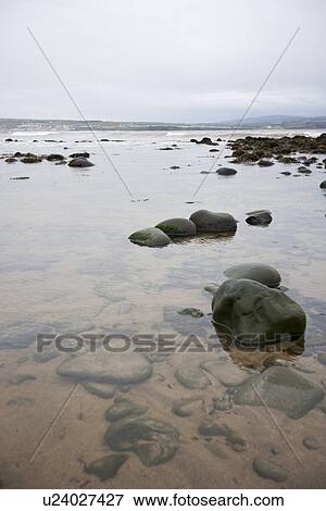 Stock Photo - Looking over the shallows out to the North Atlantic Ocean. Fotosearch