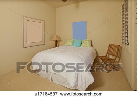 Simple bedroom View Large Photo Image Stock Photo - Simple bedroom. Fotosearch