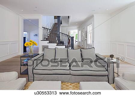 Stylish living room View Large Photo Image Stock Image - Stylish living room. Fotosearch