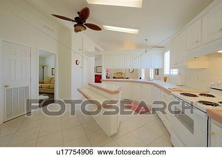 Wide view of vintage kitchen View Large Photo Image Stock Photograph - Wide view of vintage kitchen. Fotosearch