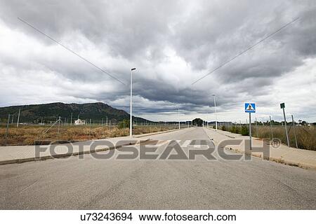 Abandoned housing estate building site, Valencia region, Spain View Large Photo Image Picture - Abandoned housing estate building site, Valencia region, Spain. Fotosearch