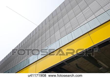 Abstract view of walkway bridge View Large Photo Image Stock Photo - Abstract view of walkway bridge. Fotosearch