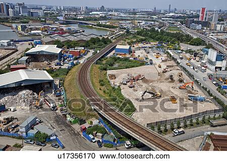 Arial View of Industrial construction and recycling plant View Large Photo Image Stock Image - Arial View of Industrial construction and recycling plant. Fotosearch