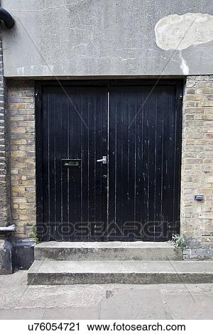 Closed front door of building View Large Photo Image Stock Image - Closed front door of building. Fotosearch