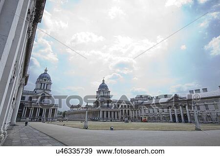 Old Royal Naval College, Greenwich, London View Large Photo Image Stock Photo - Old Royal Naval College, Greenwich, London. Fotosearch