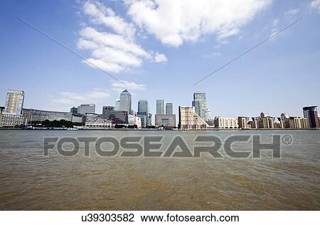 Skyline of Canary Wharf View Large Photo Image Stock Image - Skyline of Canary Wharf . Fotosearch