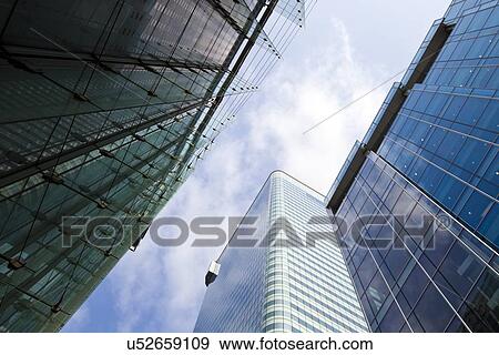 Skyscrapers from below View Large Photo Image Stock Photo - Skyscrapers from below. Fotosearch