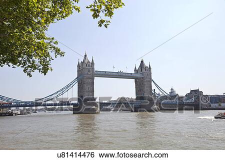 Tower Bridge in London View Large Photo Image Stock Photograph - Tower Bridge in London. Fotosearch