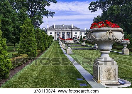 Usa Delaware Wilmington Nemours Mansion And Gardens In