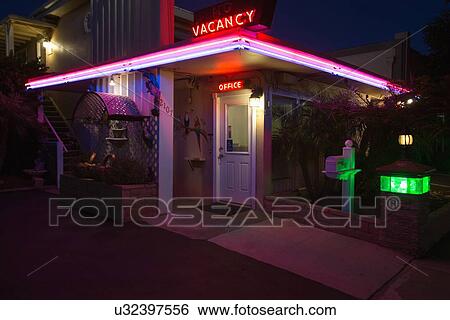 1950's Americana Motels and neon signs in Ventura California View Large Photo Image Stock Photograph - 1950's Americana Motels and neon signs in Ventura California. Fotosearch
