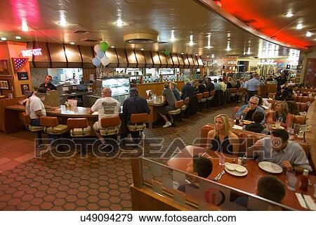 Stock Photo - Classic 1950's Diner, Bob's Big Boy, Riverside Drive, Burbank, California. Fotosearch