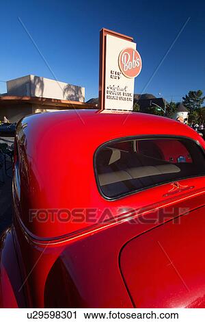 Classic cars and hot rods at 1950's Diner, Bob's Big Boy, Riverside Drive, Burbank, California View Large Photo Image Stock Image - Classic cars and hot rods at 1950's Diner, Bob's Big Boy, Riverside Drive, Burbank, California. Fotosearch