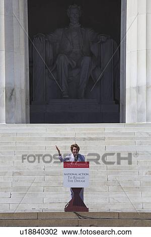 Congresswoman Nancy Pelosi and Majority and Minority House Speaker speaks at Action to Realize the Dream march and rally commemorating the 50th Anniversary of the march on Washington, D. C. View Large Photo Image Stock Image - Congresswoman Nancy Pelosi and Majority and Minority House Speaker speaks at Action to Realize the Dream march and rally commemorating the 50th Anniversary of the march on Washington, D. C.. Fotosearch