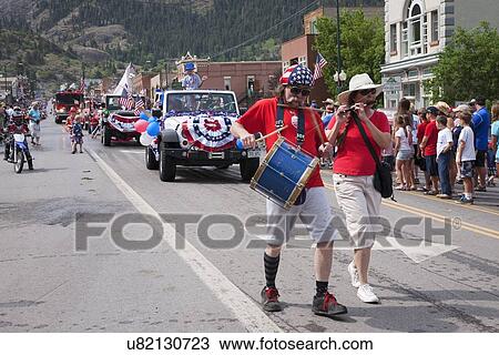 July 4 Independence Day parade, Ouray Colorado View Large Photo Image Stock Image - July 4 Independence Day parade, Ouray Colorado. Fotosearch