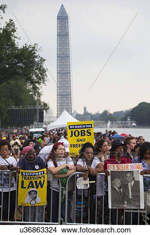 Picture - Let Freedom Ring - President Obama and Former Presidents Bill Clinton and Jimmy Carter Commemorate the 50th Anniversary Of MLK's March On Washington, August 28, 2013.. Fotosearch