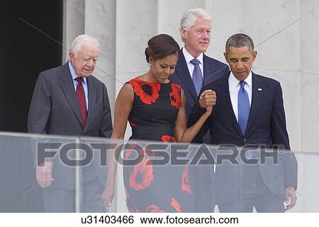 "Let Freedom Ring" - President Obama and Former Presidents Bill Clinton and Jimmy Carter Commemorate the 50th Anniversary Of MLK's March On Washington, August 28, 2013. View Large Photo Image Stock Photograph - "Let Freedom Ring" - President Obama and Former Presidents Bill Clinton and Jimmy Carter Commemorate the 50th Anniversary Of MLK's March On Washington, August 28, 2013.. Fotosearch