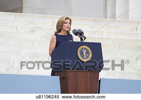 Stock Photography - "Let Freedom Ring" - President Obama and Former Presidents Bill Clinton and Jimmy Carter Commemorate the 50th Anniversary Of MLK's March On Washington, August 28, 2013.. Fotosearch