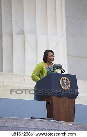 Stock Photography - "Let Freedom Ring" - President Obama and Former Presidents Bill Clinton and Jimmy Carter Commemorate the 50th Anniversary Of MLK's March On Washington, August 28, 2013.. Fotosearch