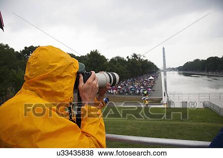 Photographer Joseph Sohm at Martin Luther King 50th Anniversary of "I Have A Dream" Speech View Large Photo Image Stock Photo - Photographer Joseph Sohm at Martin Luther King 50th Anniversary of "I Have A Dream" Speech. Fotosearch