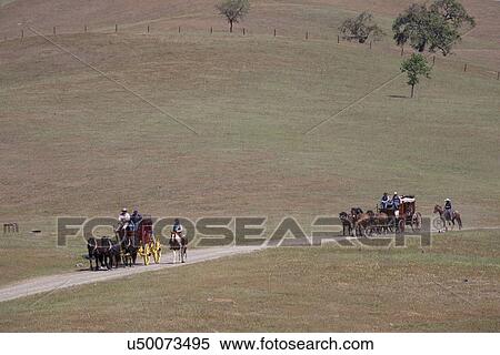 Spirit of the West, a stage coachand horse-drawn vehicle reenactment in Santa Ynez, California View Large Photo Image Stock Photography - Spirit of the West, a stage coachand horse-drawn vehicle reenactment in Santa Ynez, California. Fotosearch