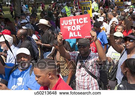 Stock Photo - The National Action to Realize the Dream march and rally for the 50th Anniversary of the march on Washington, August 24, 2013, Lincoln Memorial, Washington, D. C.. Fotosearch