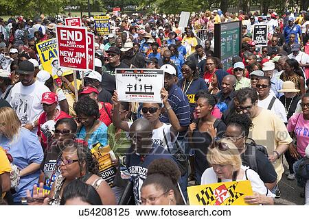 Stock Photography - The National Action to Realize the Dream march and rally for the 50th Anniversary of the march on Washington, August 24, 2013, Lincoln Memorial, Washington, D. C.. Fotosearch